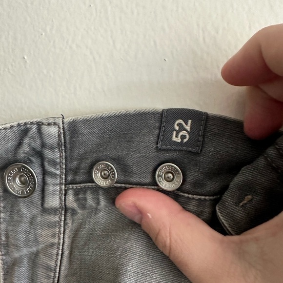 Brunello Cucinelli Light Grey Slim Denim EU52 - Picture 10 of 10